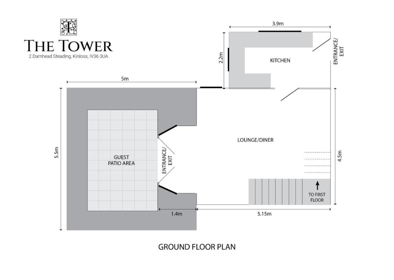 The Tower, Moray Firth Holiday Home Kinloss Exterior foto